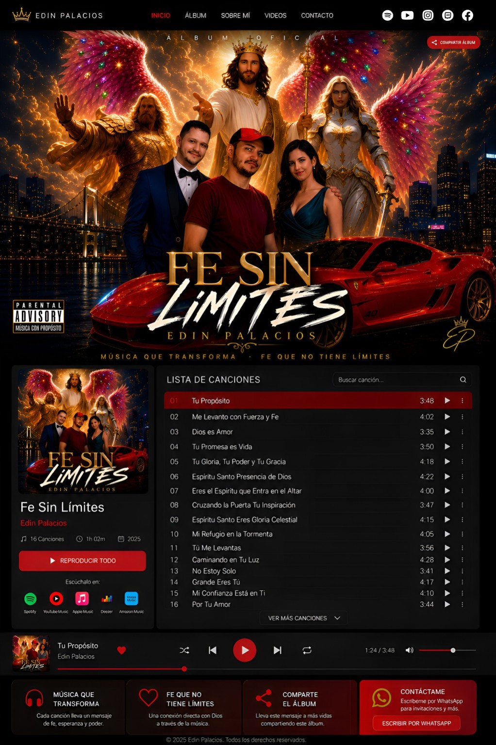 Portada del álbum Fe Sin Límites